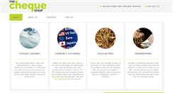 Desktop Screenshot of cheque-shop.com